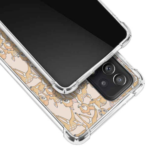 Disney Bambi Character Pattern Galaxy A72 5G Clear Case